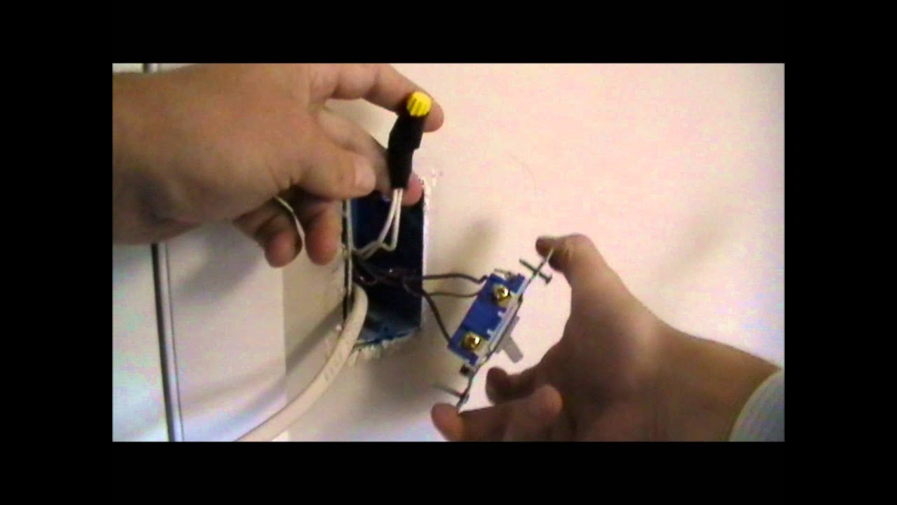 How To Wire An Outlet Off Of A Switch - Youtube - Wiring A Light Switch And Outlet Together Diagram