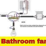 How To Wire Bathroom Fan Uk   Youtube   Wiring A Bathroom Fan And Light Diagram