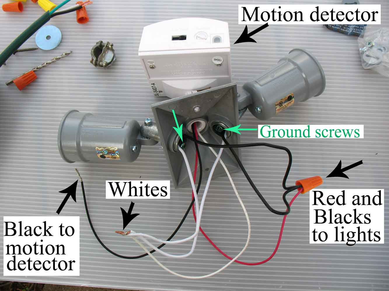 Motion Sensor 2Wire Install Diagram - Wiring Diagrams Top - Wiring A