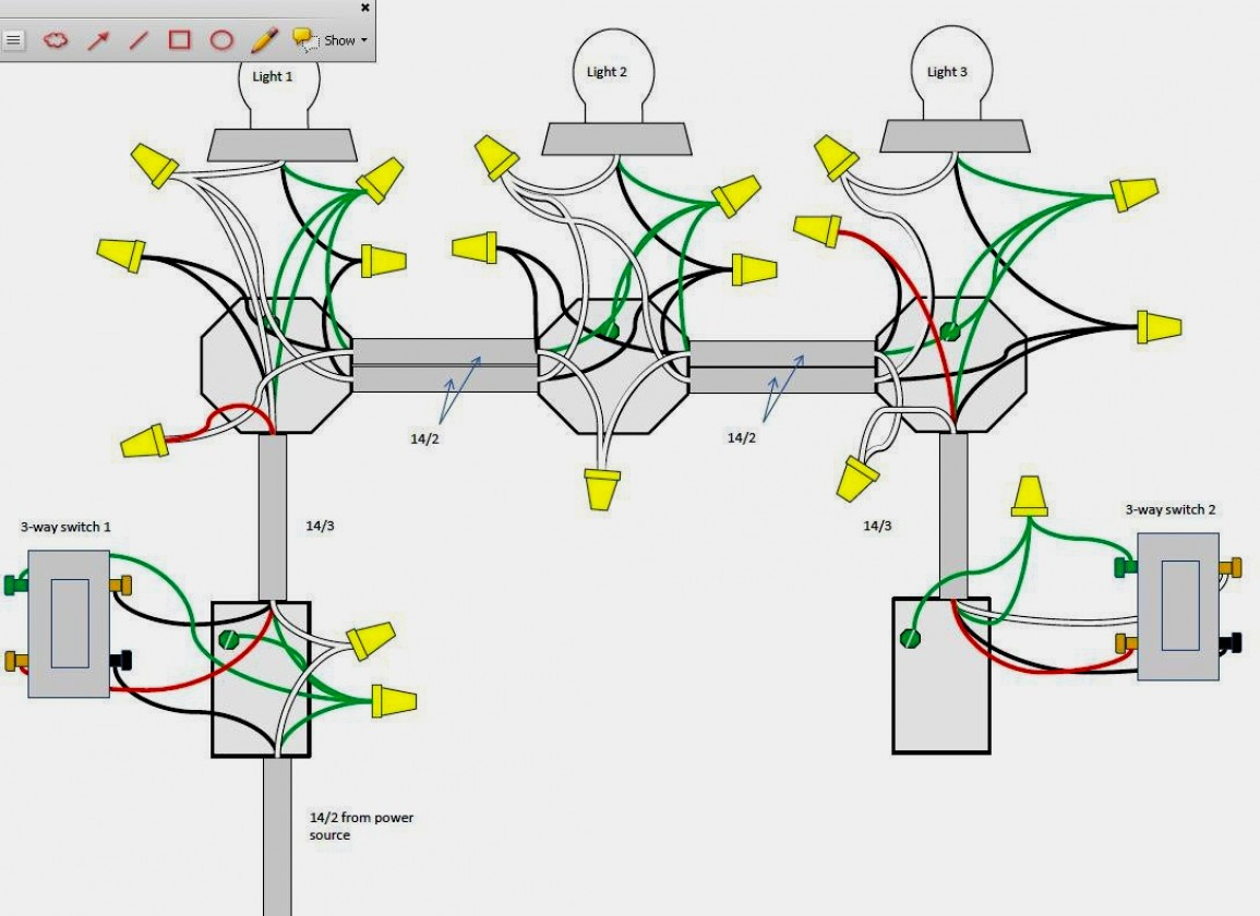 wiring lights in parallel with one switch diagram for your needs Light Switch Home Wiring Diagram 
