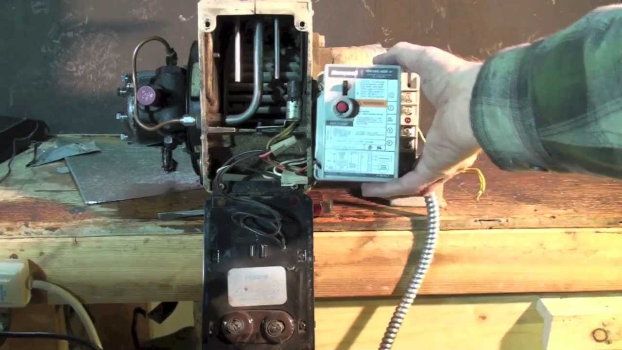 How To Wire The Oil Furnace Cad Cell Relay - Youtube - Beckett Oil Burner Wiring Diagram