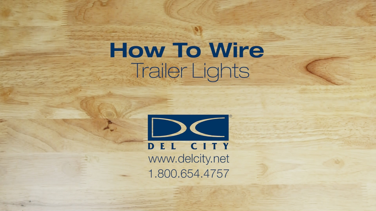 How To Wire Trailer Lights - Youtube - 6 Way Trailer Plug Wiring Diagram