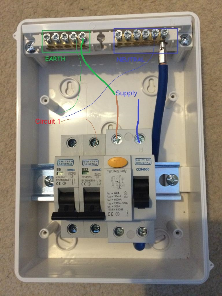 How To Wire Up Garage Rcd | Overclockers Uk Forums - Ac Unit Wiring Diagram