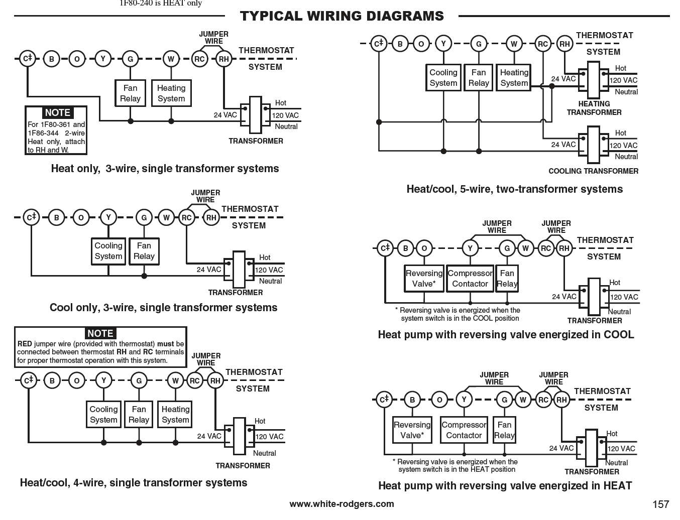 White Rodgers Thermostat Wiring Diagram - Cadician's Blog