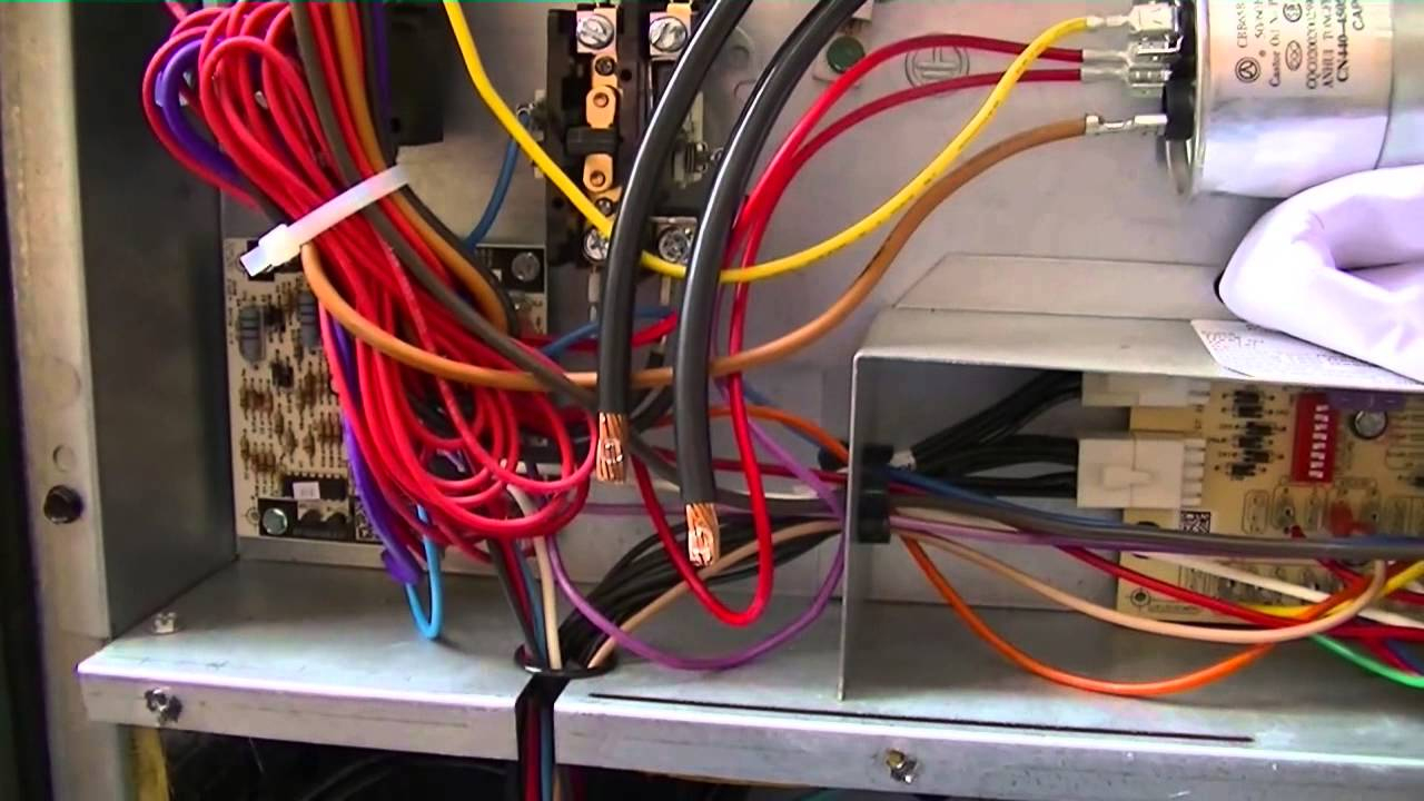 Hvac Training- Package Unit Single Point Wiring - Youtube - Goodman Package Unit Wiring Diagram