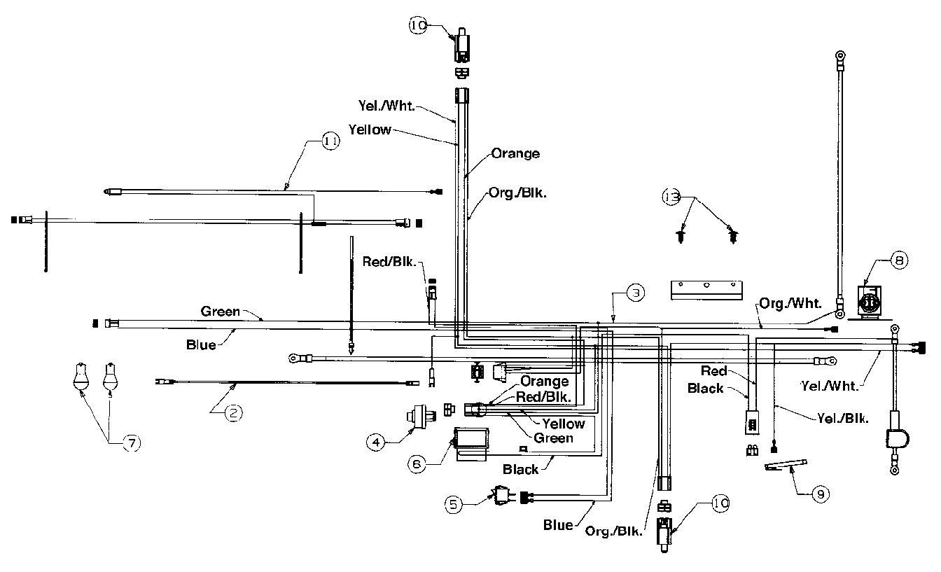 I Need The Wiring Diagram For Lawn Tractor Yard Machine Model 46Sd - Riding Lawn Mower Wiring Diagram