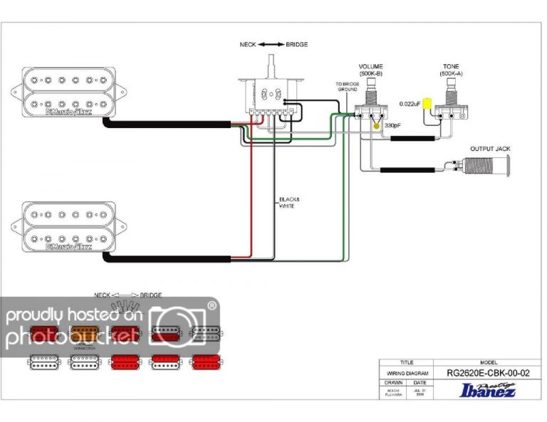 ibanez wiring diagrams