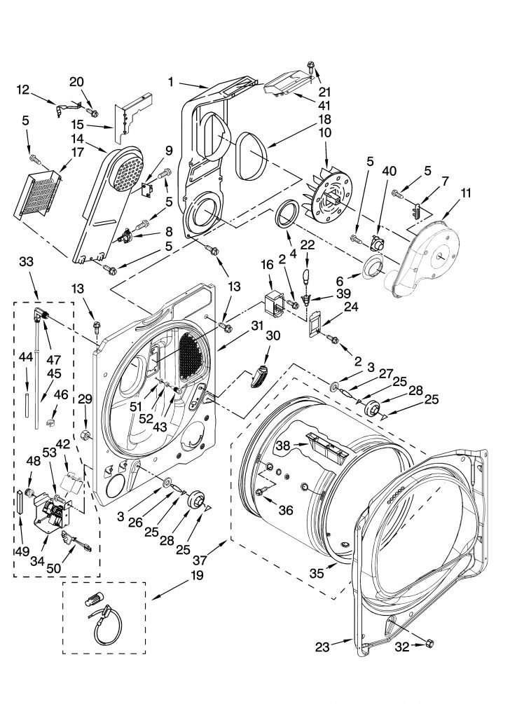 Ideas: Whirlpool Dryer Parts Diagram Example Electrical Wiring ...