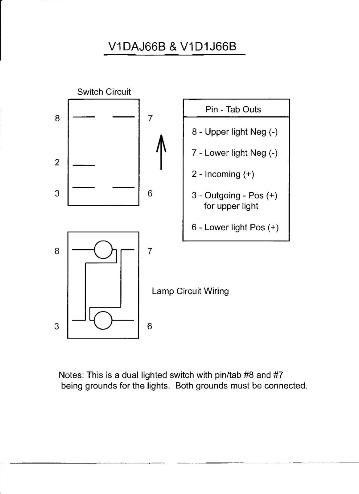 Illuminated Rocker Switch Wiring Diagram | Wiring Diagram - 5 Pin Rocker Switch Wiring Diagram