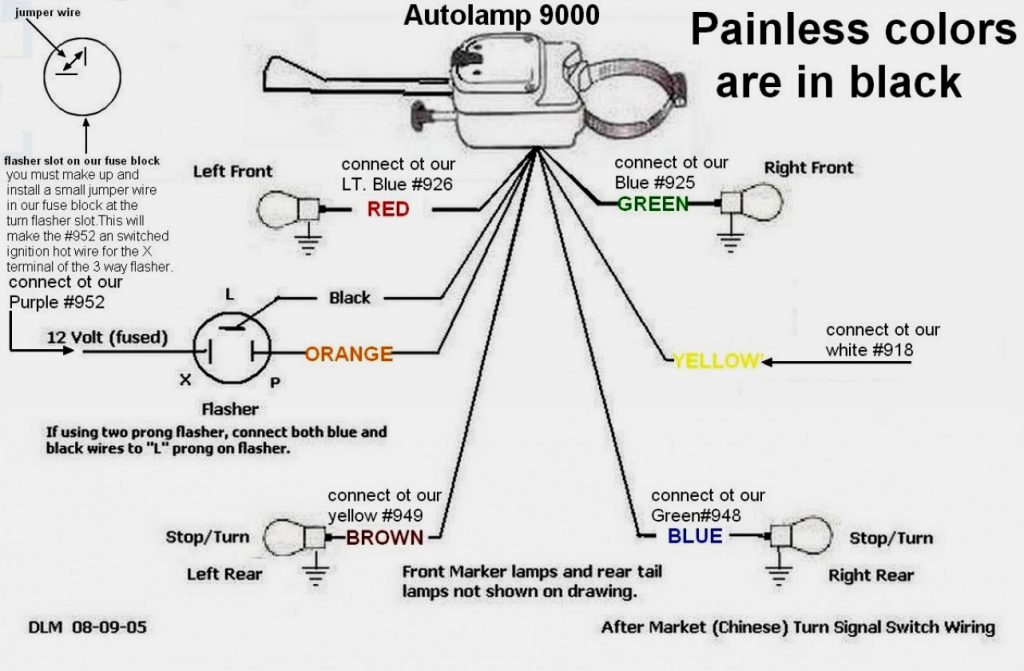 Images Of Universal Turn Signal Wiring Diagram Motorcycle Flasher