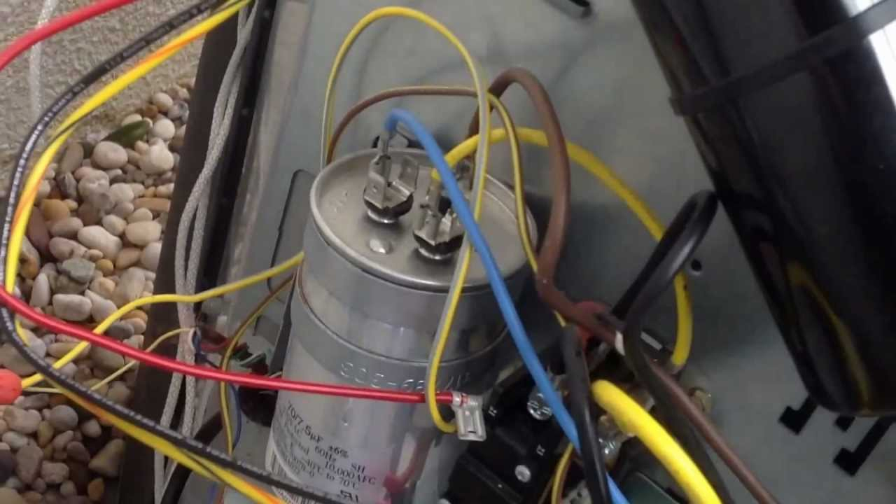 Installing A 5-2-1 Hard Start Capacitor Kit On A Tempstar/carrier - Ac Condenser Wiring Diagram