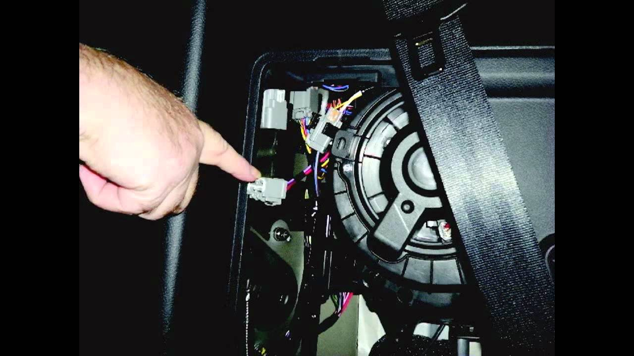 Installing A Trailer Wiring Kit On A Land Rover Lr4 - Youtube - 7 Blade Trailer Plug Wiring Diagram