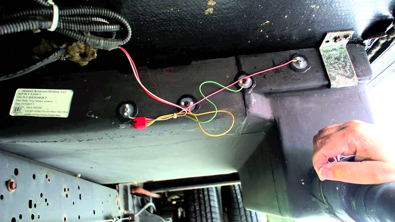 Installing Horst Miracle Probes On My Rv. - Youtube - Rv Holding Tank Sensor Wiring Diagram
