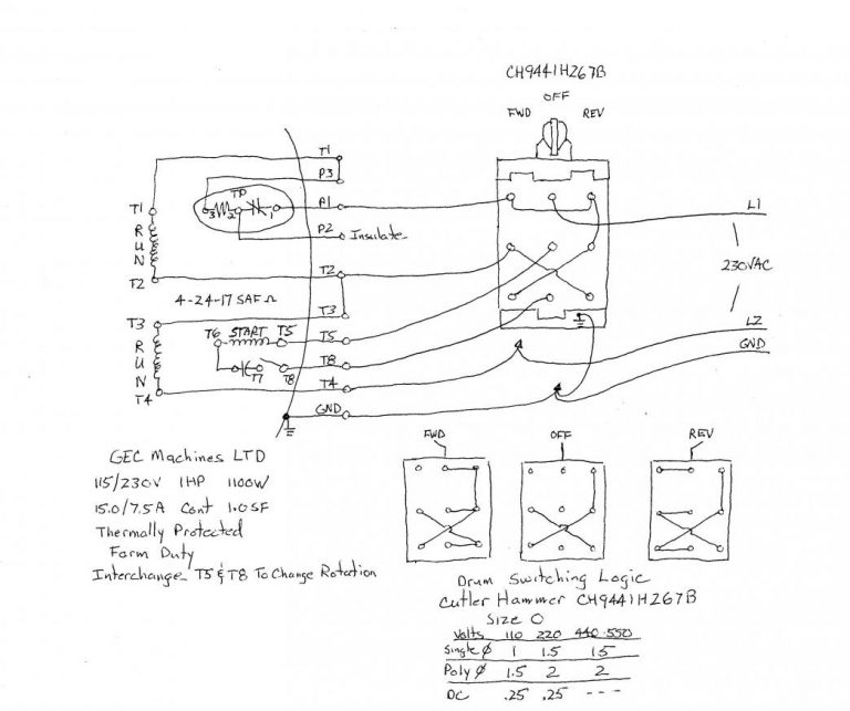 Leeson Motor 110125 00 Wiring Diagrams