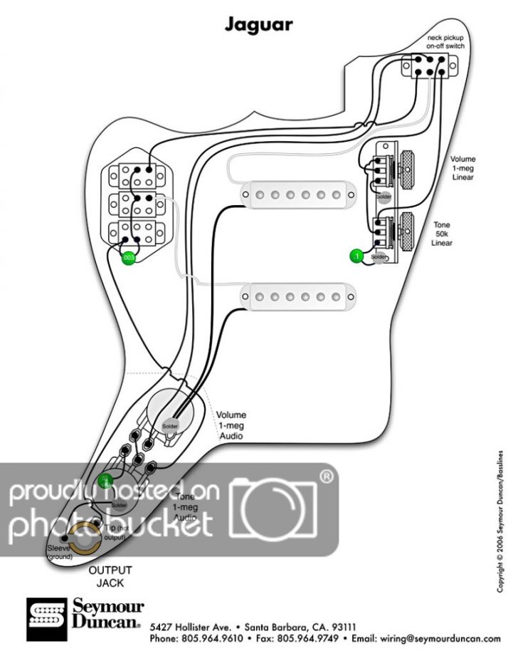 Fender Jaguar Wiring Diagram : Fender Jaguar ---- Layout and Wiring