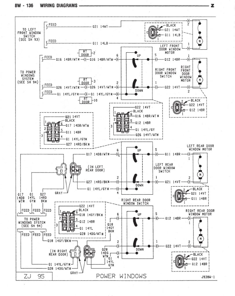 Jeep Grand Cherokee Wiring Diagram - Wiring Diagrams - 2000 Jeep Grand Cherokee Wiring Diagram