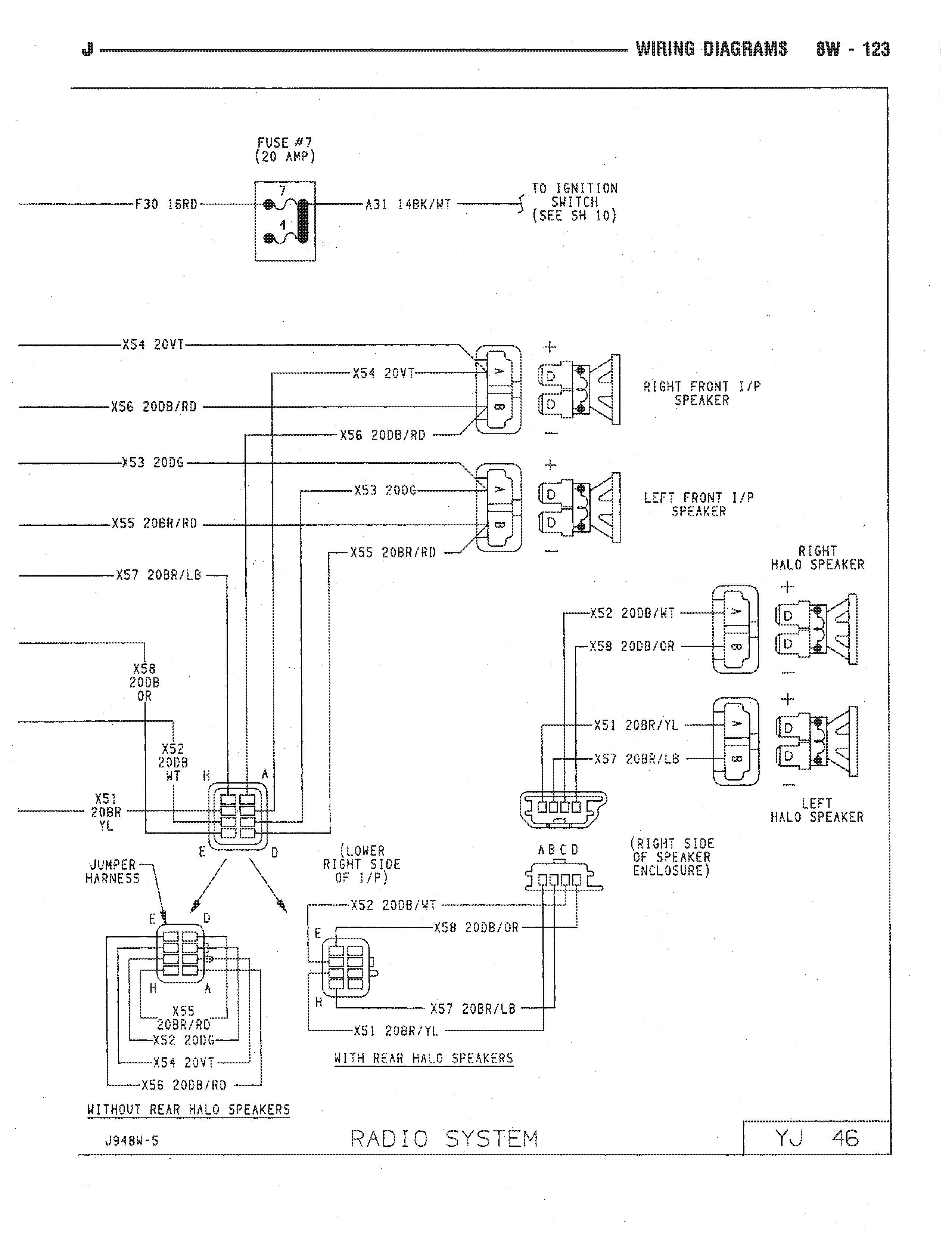 Jeep Wrangler Wiring Diagram | Jeep Wrangler Yj | Jeep Wrangler - Jeep Wrangler Wiring Diagram