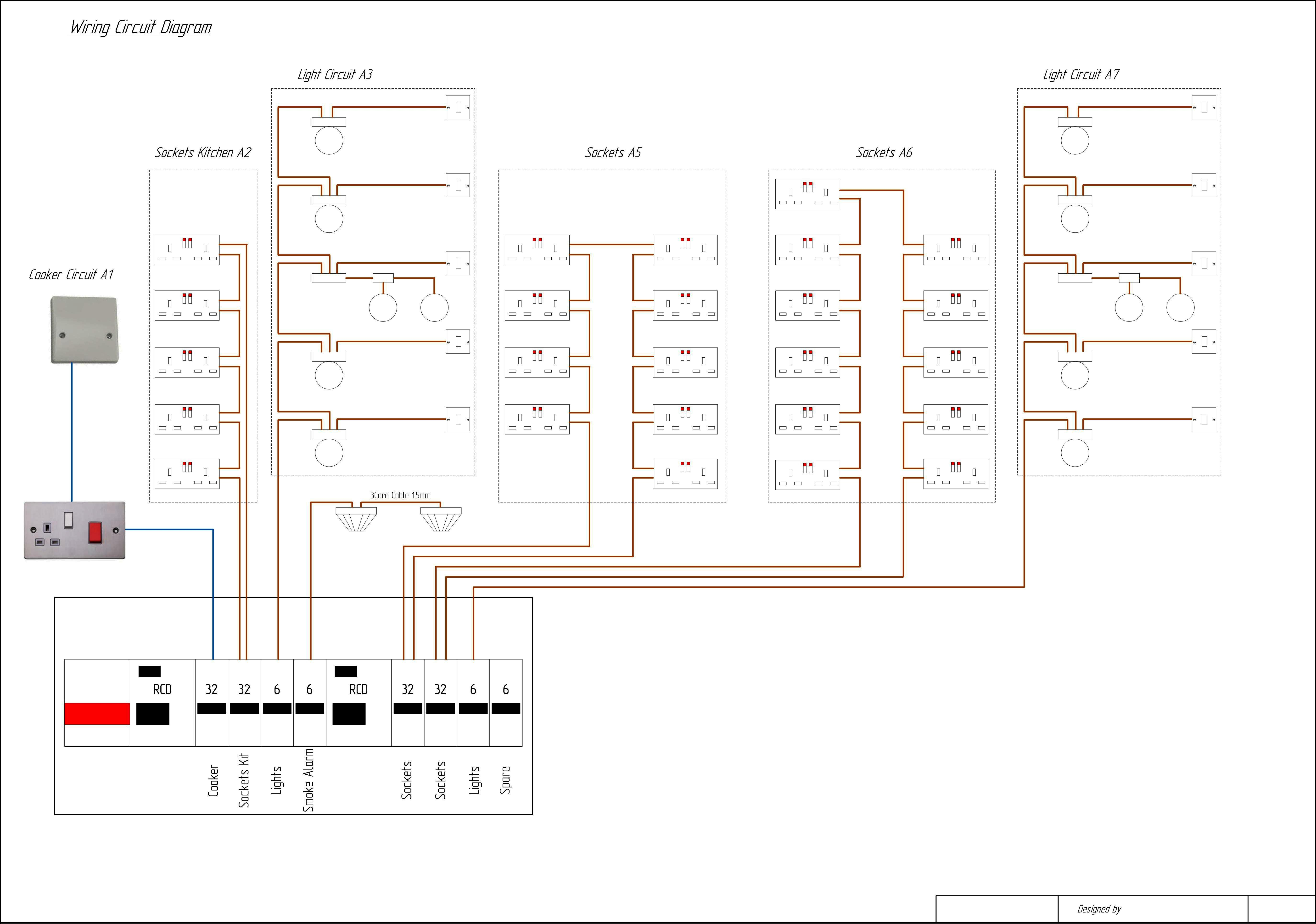 Kitchen Wiring Code | Manual E-Books - Kitchen Wiring Diagram