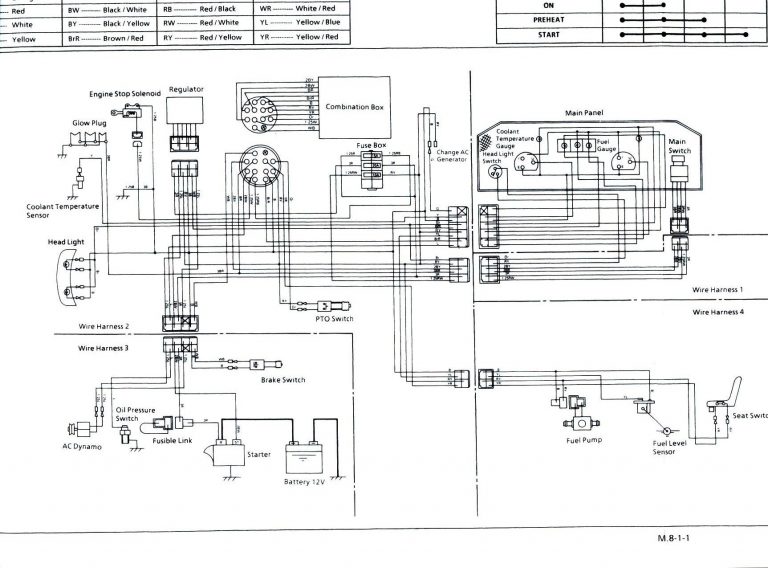 Kubota Tractor Wiring Diagrams Manual EBooks Kubota Wiring Diagram
