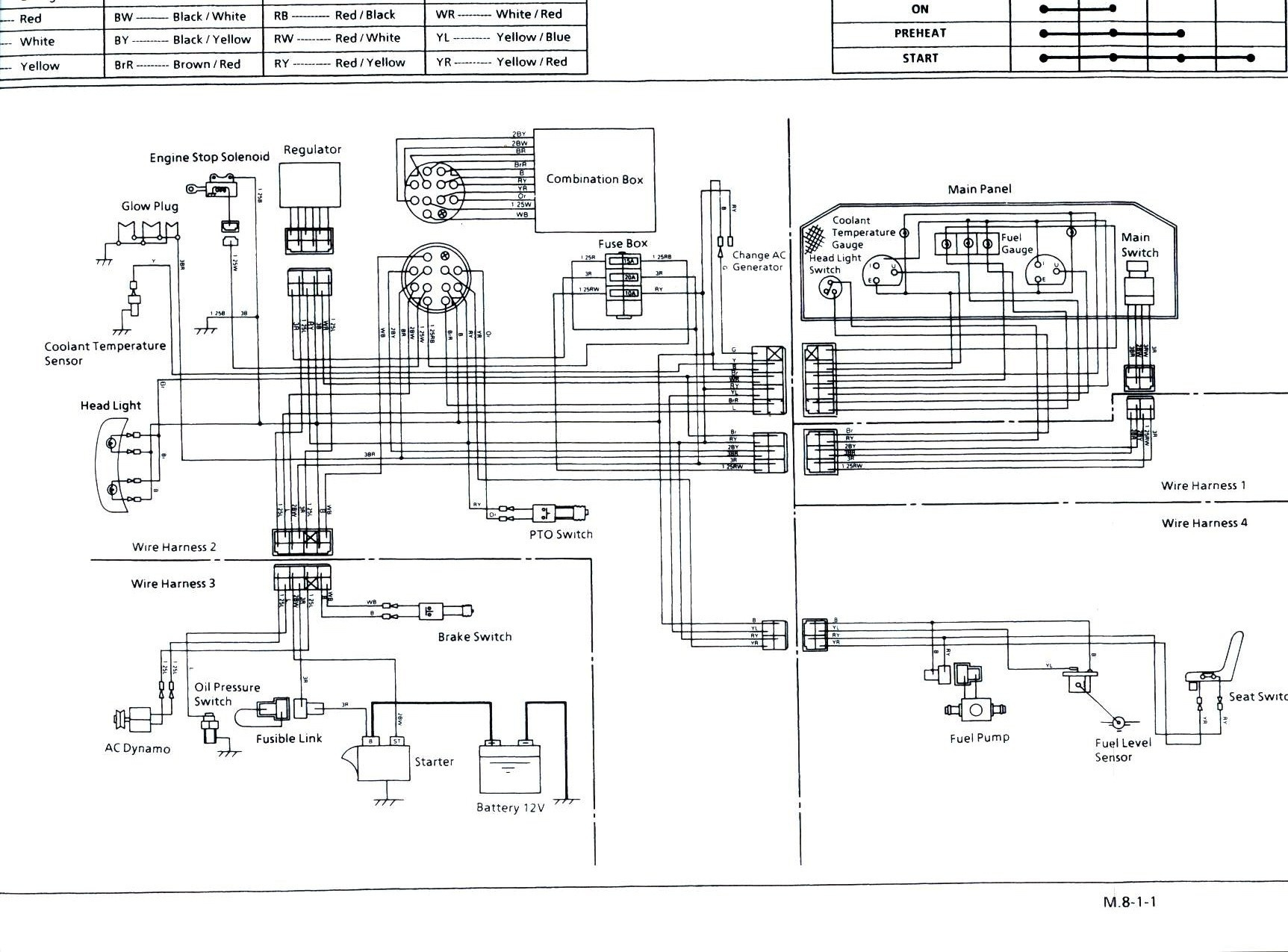 Kubota Tractor Wiring Diagrams | Manual E-Books - Kubota Wiring Diagram Pdf