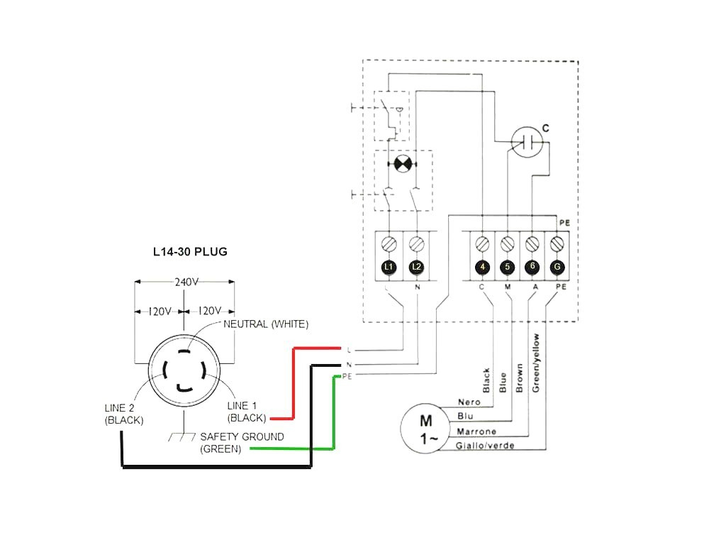 L14 20 Plug Wiring Diagram 3 Prong Twist Lock Fresh 30 Amp 4 Picture - 3 Prong Plug Wiring Diagram