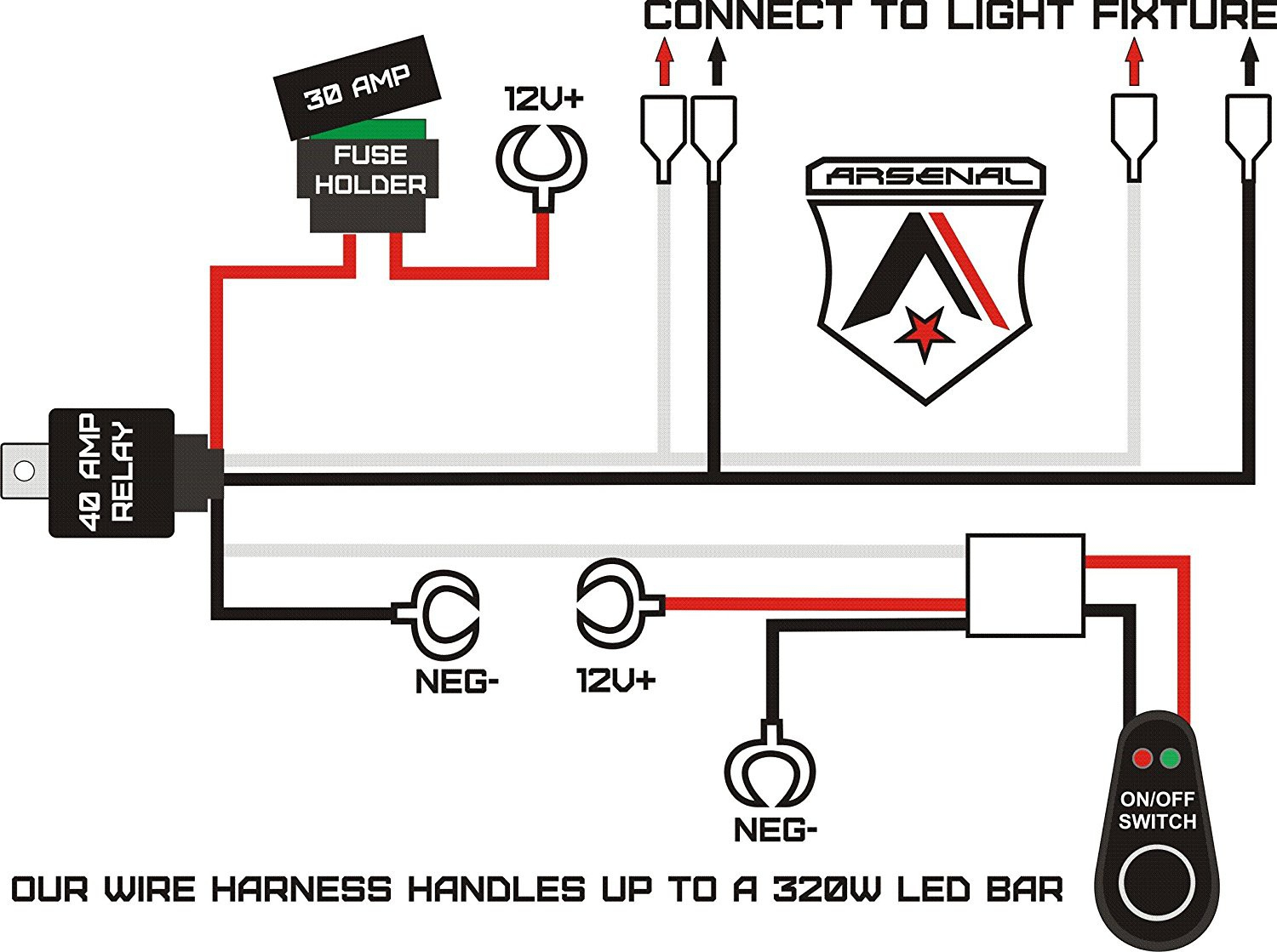 Led Light Fixture Wiring Diagram