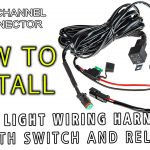 Led Light Wiring Harness With Switch And Relay Single Channel Dt   Led Light Bar Wiring Diagram