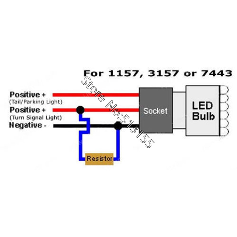 Led Turn Signal Resistor Wiring Diagram | Wiring Library - Led Load Resistor Wiring Diagram