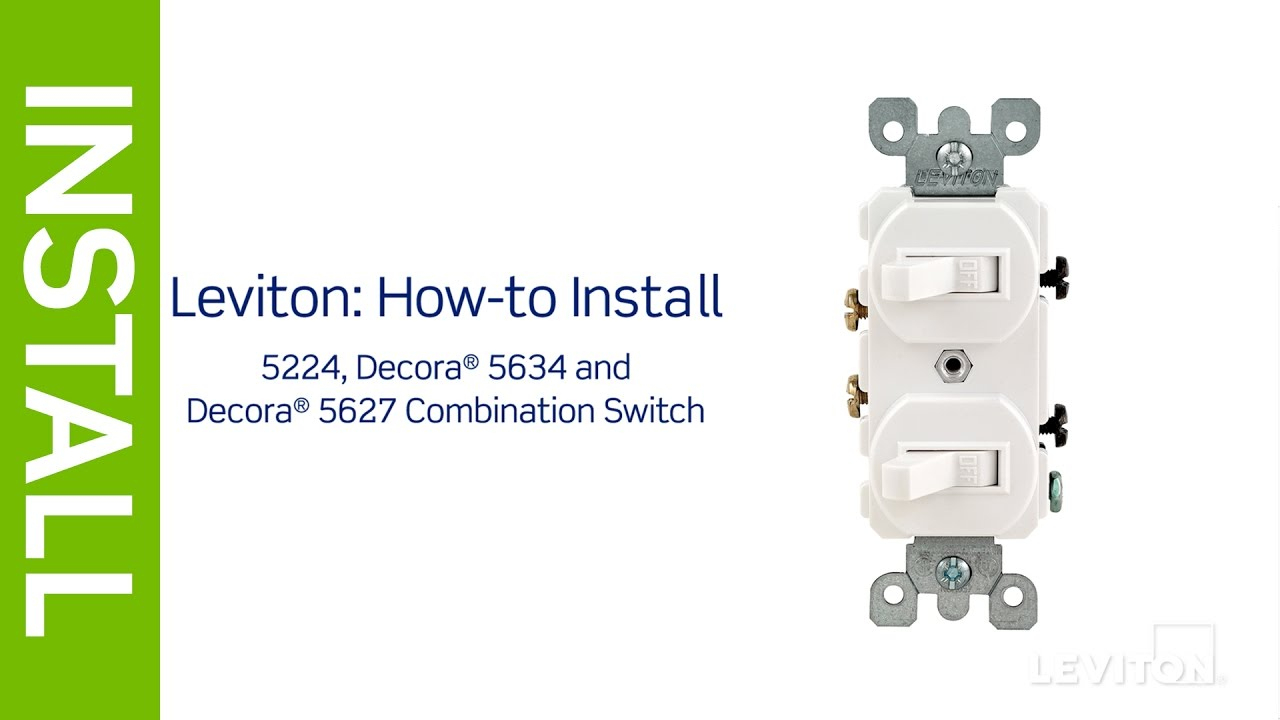 Leviton Presents: How To Install A Combination Device With Two - Double Pole Switch Wiring Diagram
