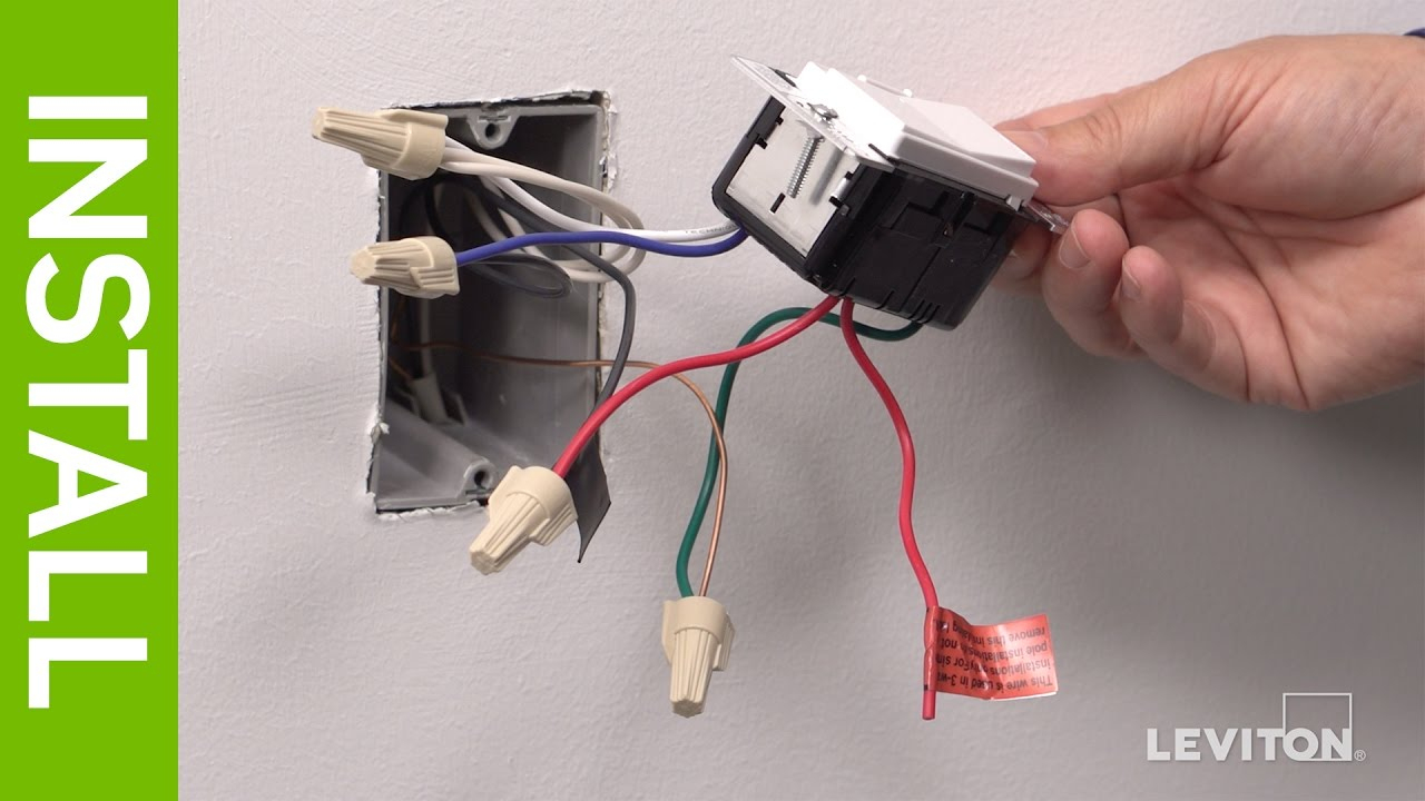 Leviton Presents: How To Install A Decora Digital Dse06 Low Voltage - Leviton Dimmers Wiring Diagram