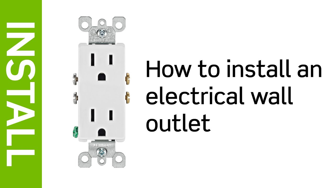 Leviton Presents: How To Install An Electrical Wall Outlet - Youtube - Leviton Combination Switch And Tamper Resistant Outlet Wiring Diagram
