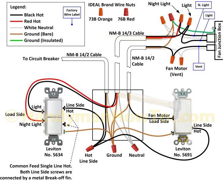 Leviton Switch Outlet Combination Wiring Diagram | Schematic Diagram - Switched Outlet Wiring ...