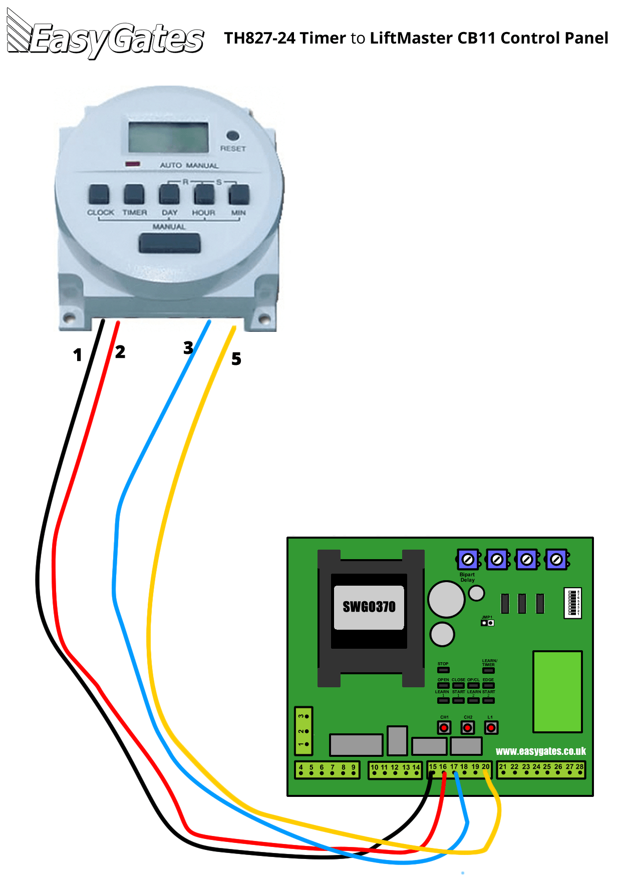 Liftmaster Wiring Diagram Sensors | Manual E-Books - Liftmaster Garage Door Opener Wiring Diagram