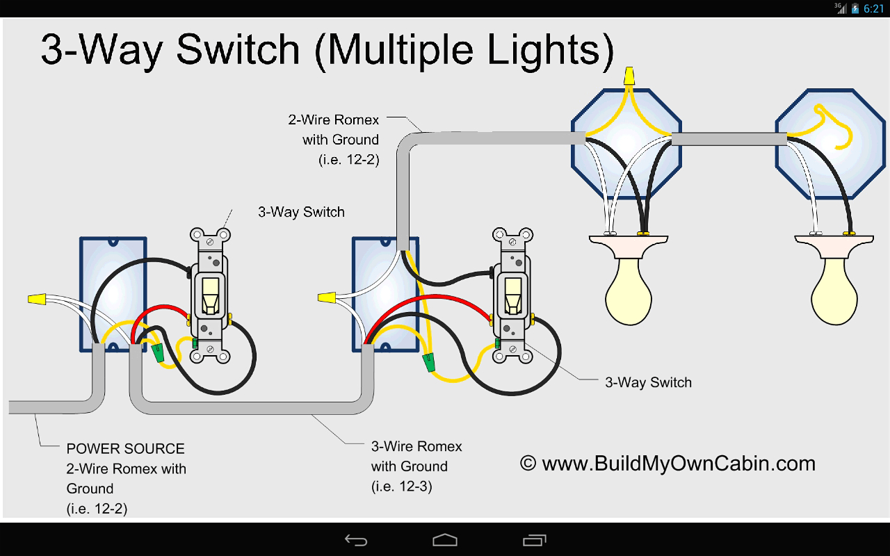 Wiring Two Lights To One Switch Diagram - Cadician's Blog