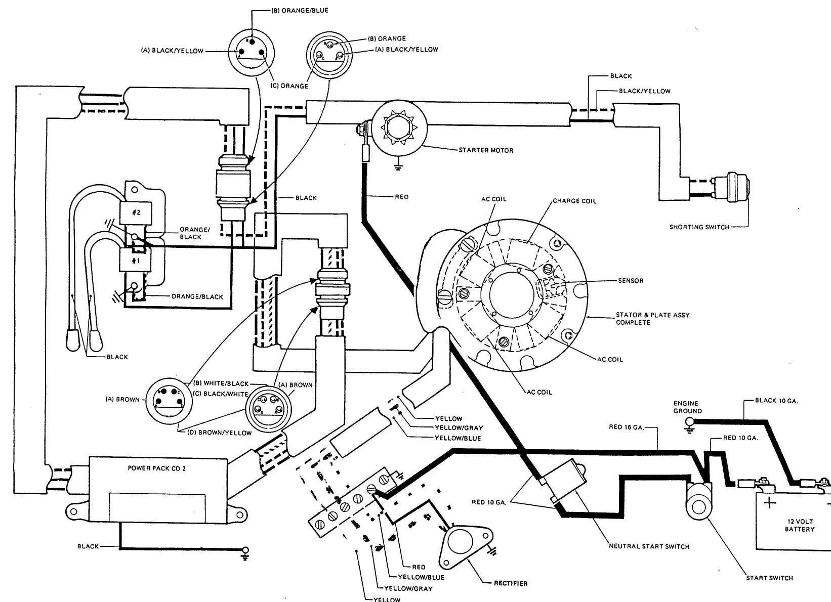 Maintaining Johnson 9.9 Troubleshooting - Yamaha Outboard Ignition Switch Wiring Diagram