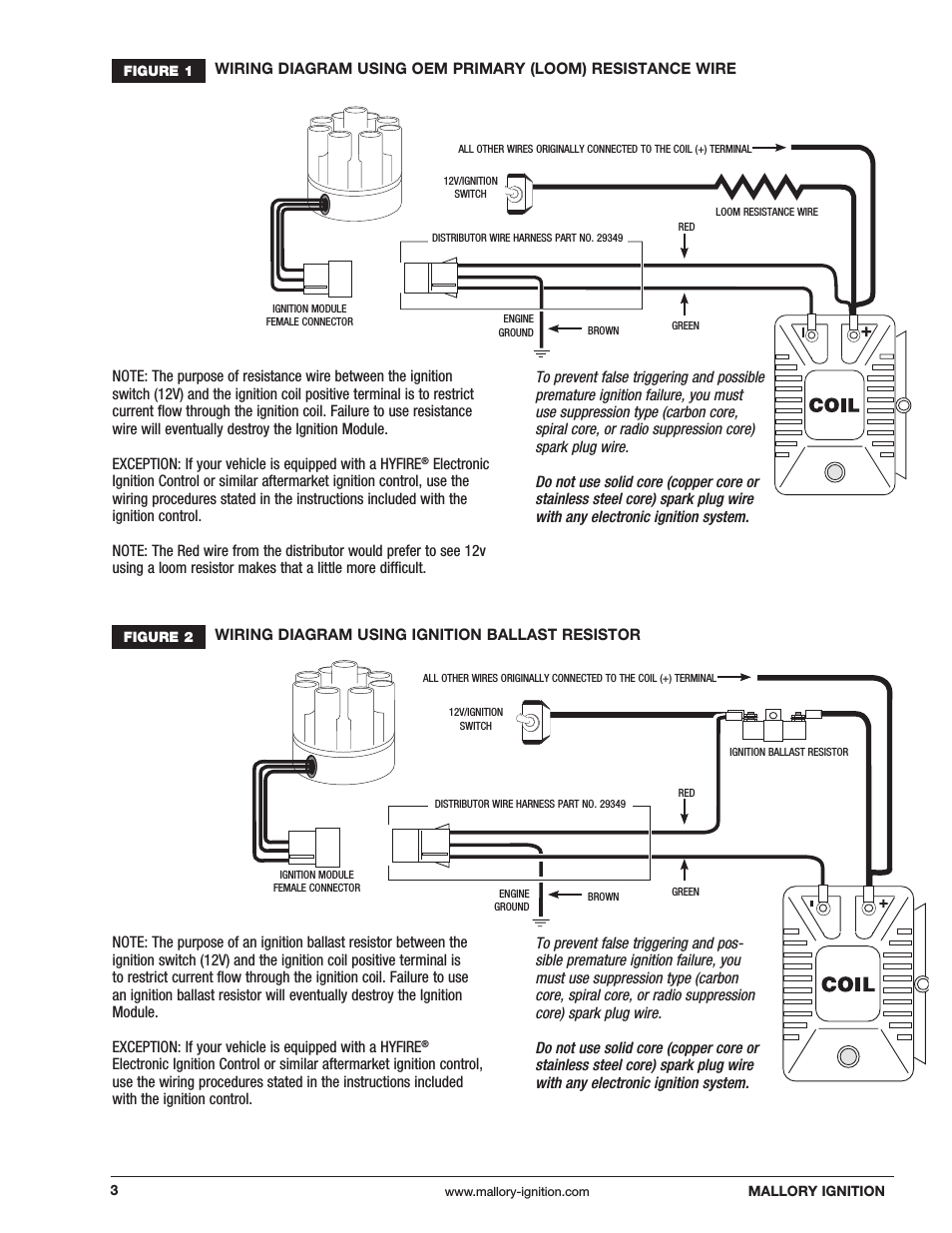Mallory Ignition Mallory Magnetic Breakerless Distributor 609 User - Mallory Magnetic Breakerless Distributor Wiring Diagram