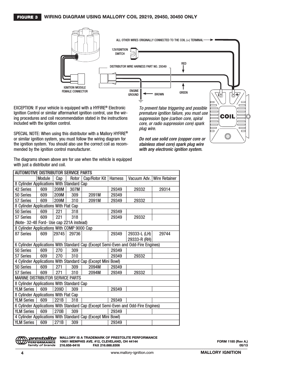 Mallory Magnetic Breakerless Wiring Diagram | Manual E-Books - Mallory Magnetic Breakerless Distributor Wiring Diagram