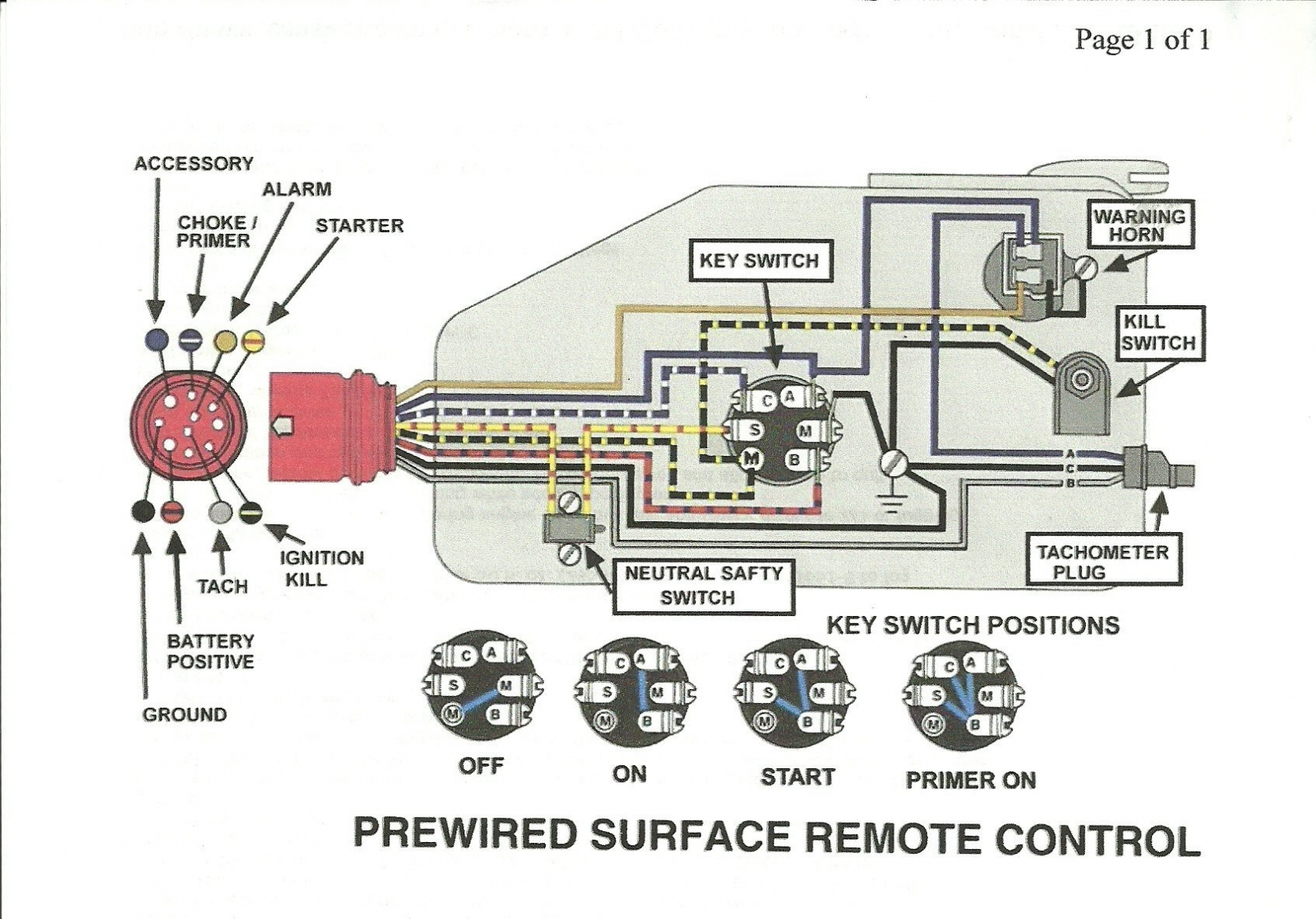 Mercury Outboard 14 Pin Wiring Diagram