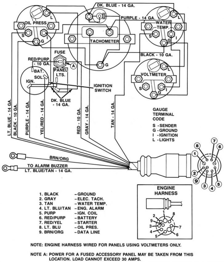 Stroke Mercury Outboard Tachometer Wiring