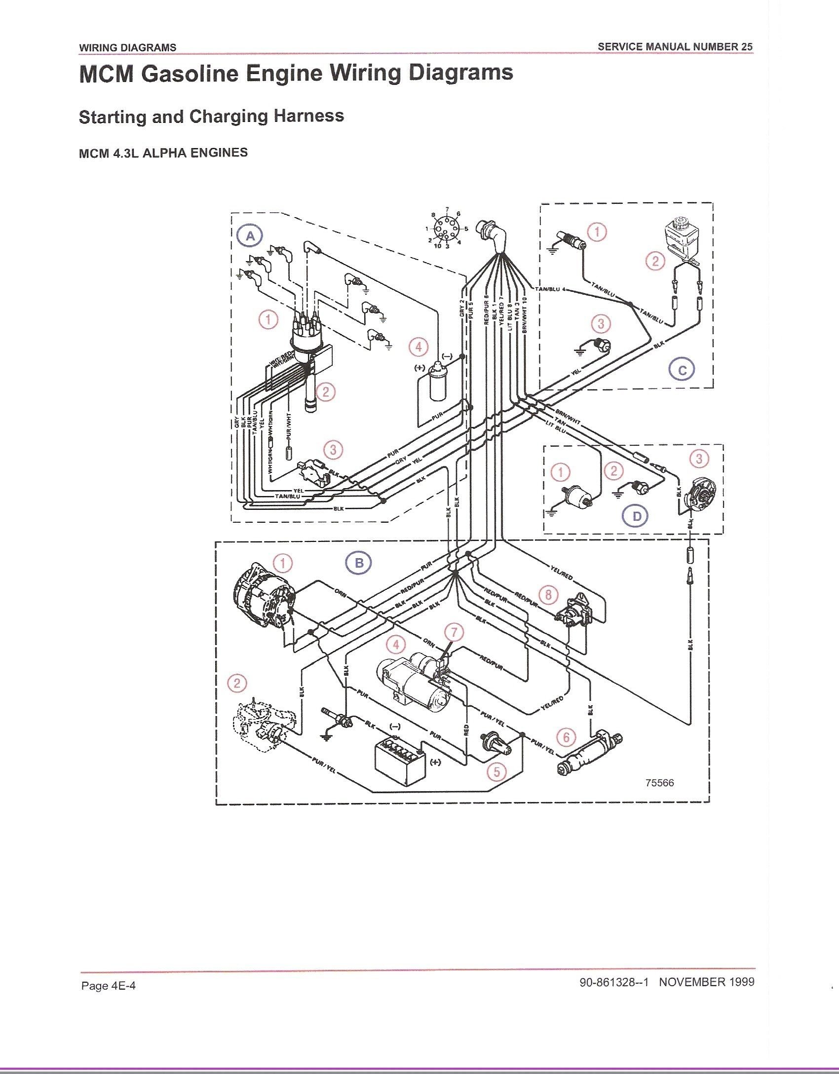 Mercury Thunderbolt Ignition Wiring Diagram - All Kind Of Wiring - Mercruiser Ignition Wiring Diagram
