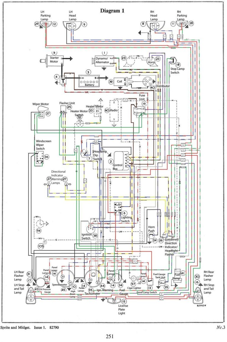 Mk3 Sprite Wiring Diagram Austin Healey Sprite & Mg Midget Mg