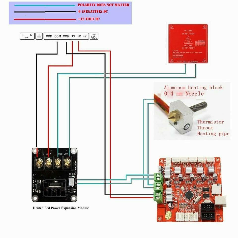 Mosfet Wiring On Anet A8 | 3D Printing | Pinterest | Wire, 3D - Anet A8 Power Switch Wiring Diagram