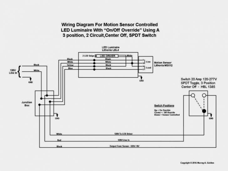 motion sensor light wire diagram