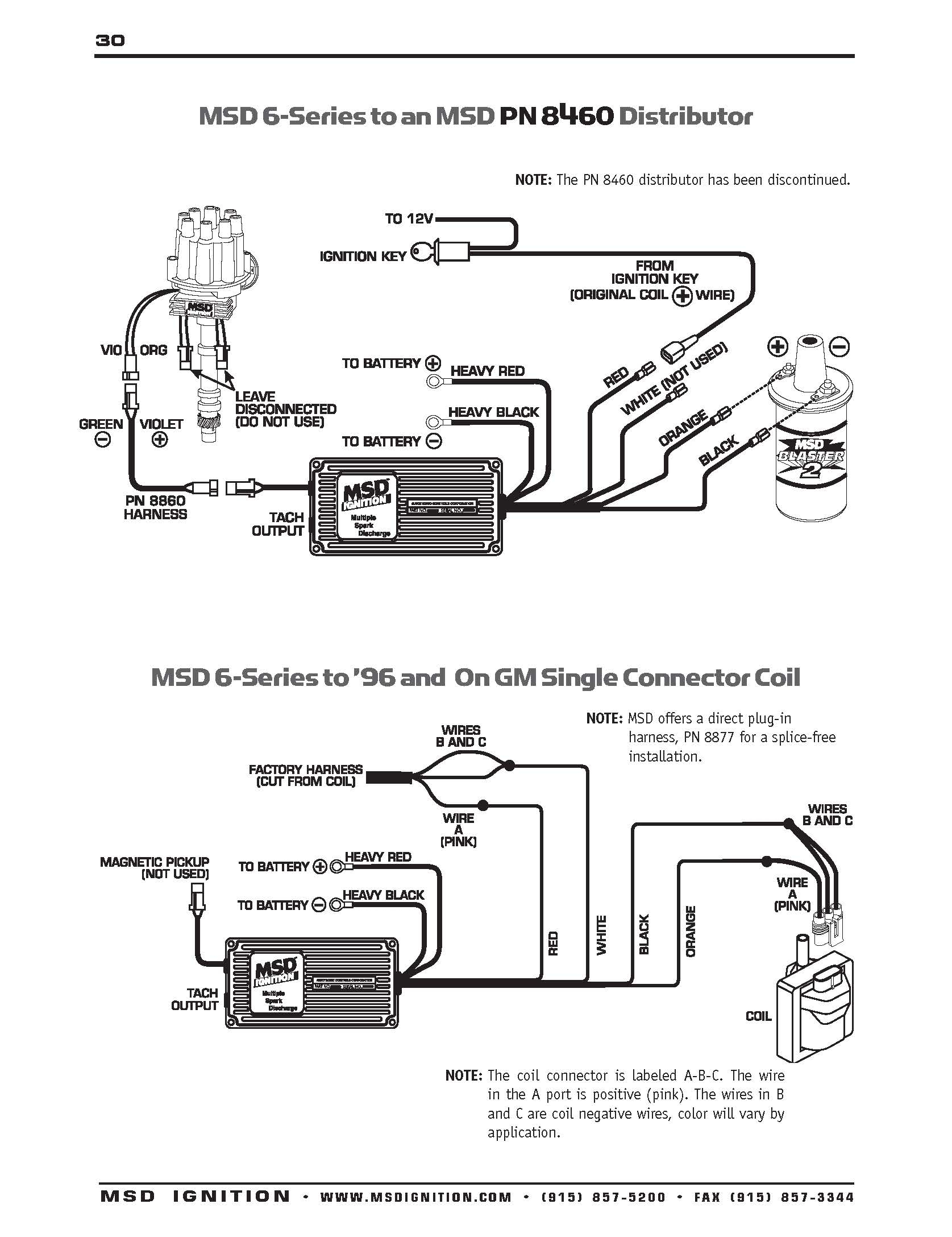 Msd Distributor Wiring Diagram - Cadician's Blog