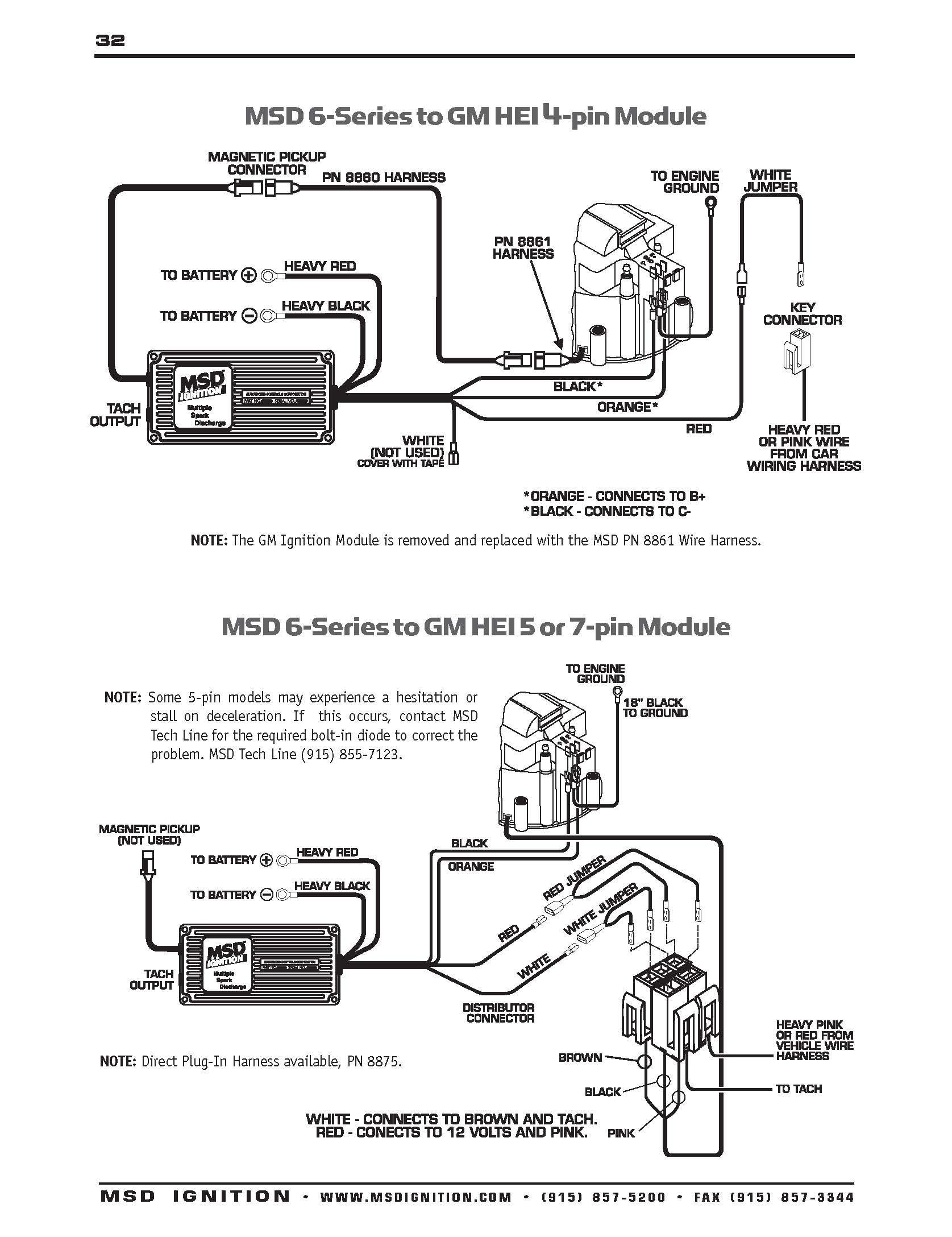 Msd Hei Distributor Wiring Diagram - Data Wiring Diagram Today - Chevy Ignition Coil Wiring Diagram