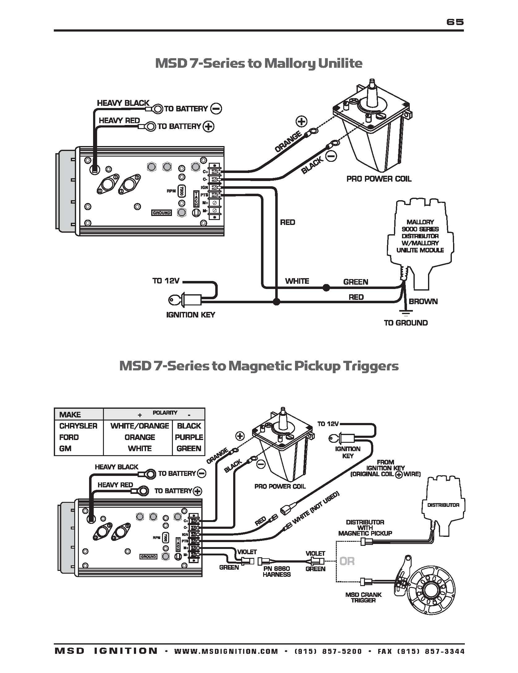 Msd Distributor Wiring Diagram - Cadician's Blog