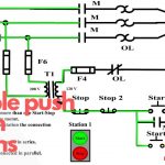 Multiple Push Button Stations. Three Wire Control Multiple Stations   Push Button Start Wiring Diagram