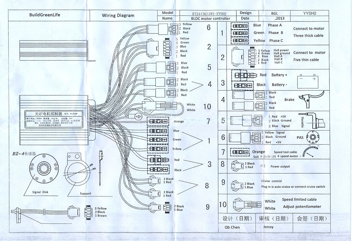 Mxus Controller Wiring Diagram? - Endless Sphere - E Bike Controller Wiring Diagram