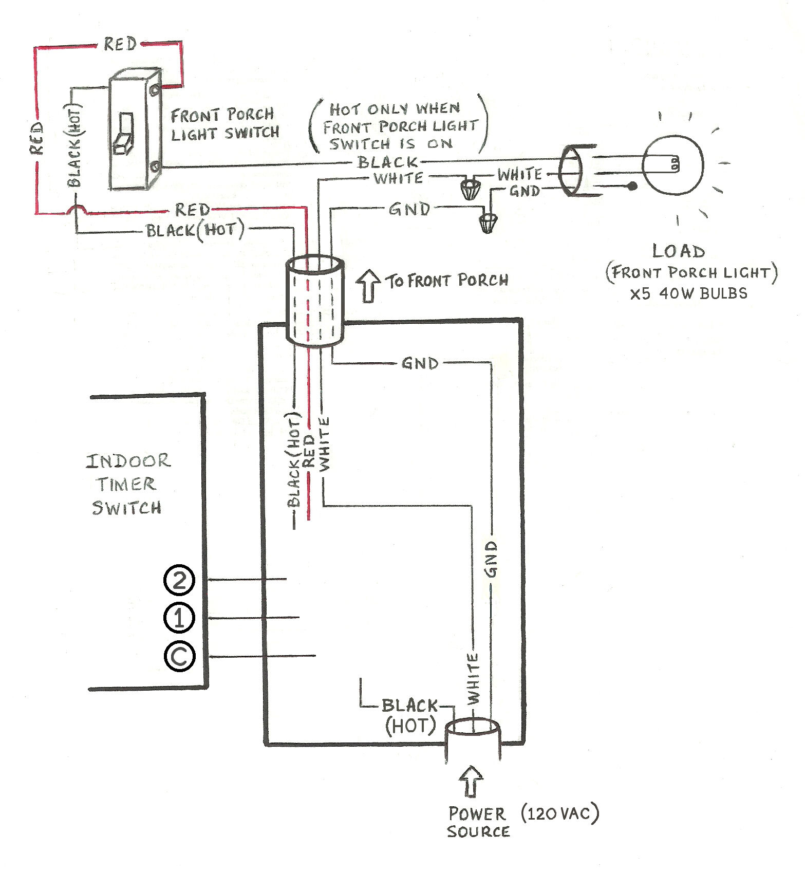 Need Help Wiring A 3-Way Honeywell Digital Timer Switch - Home - 3 Way Lamp Switch Wiring Diagram