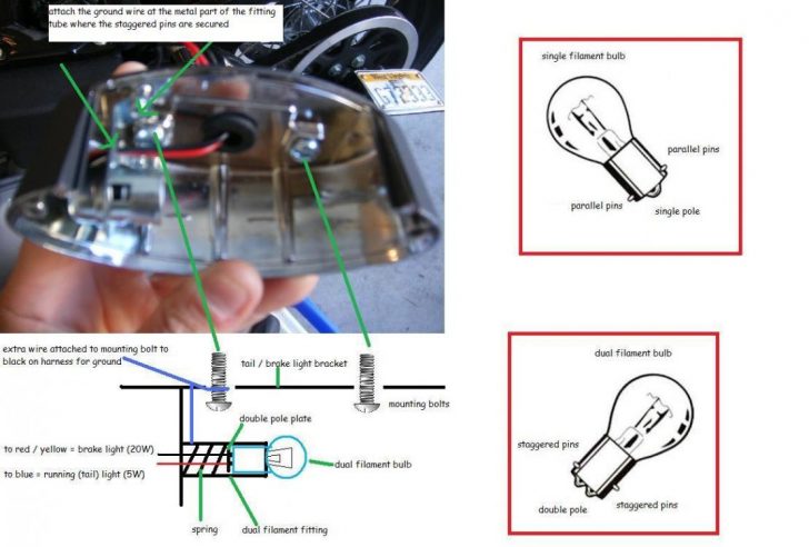 Custom Motorcycle Tail Light Wiring Diagrams